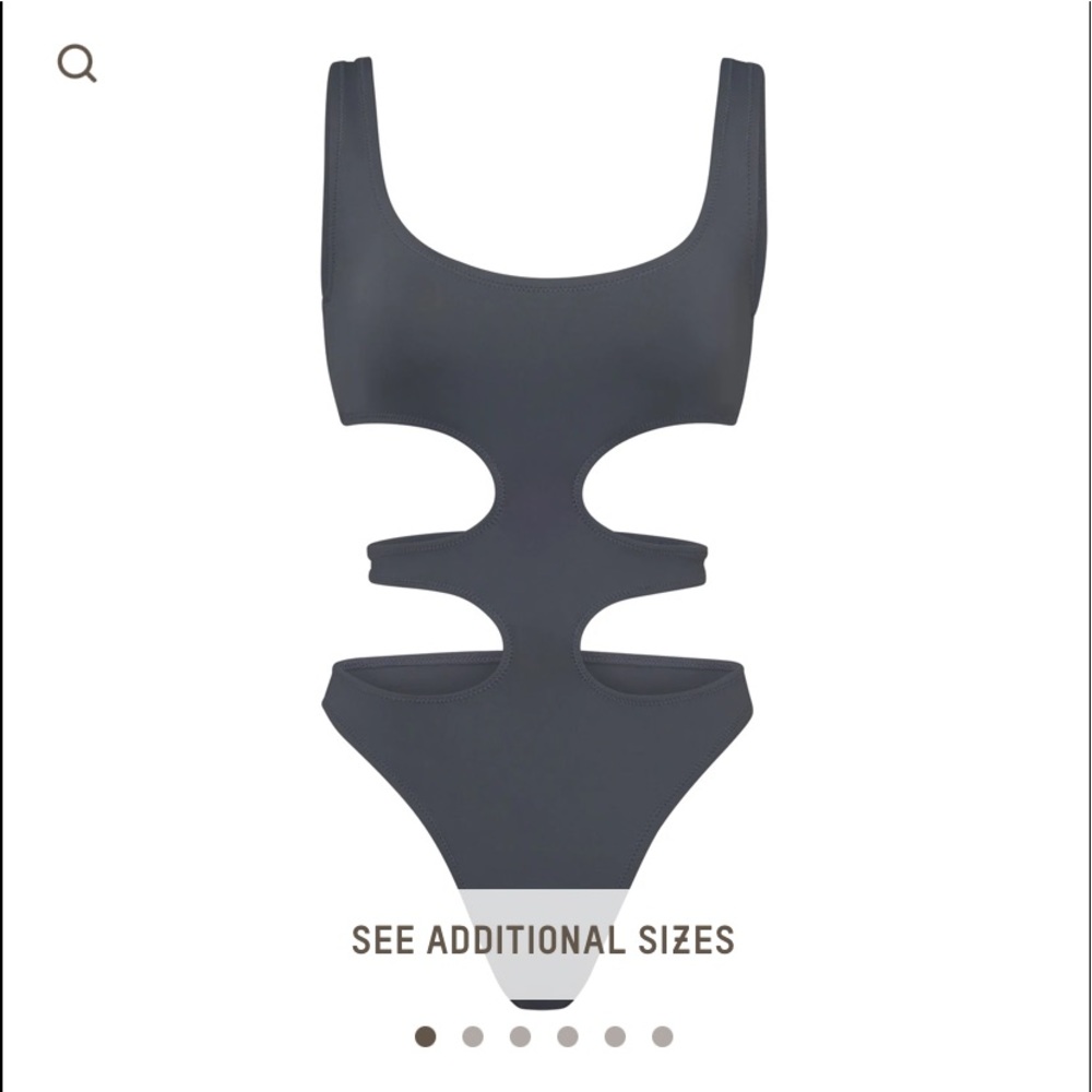 Beautiful skims  bathing suit gunmetal 3X